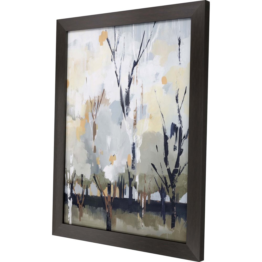 Silversong Birch I Brown Framed Print Wall Art
