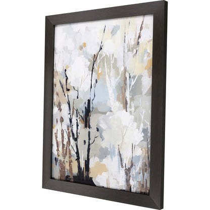 Silversong Birch II Brown Framed Print Wall Art
