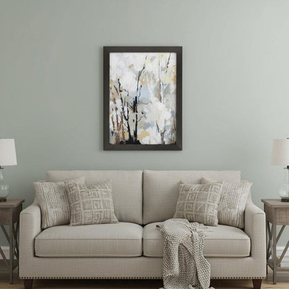 Silversong Birch II Brown Framed Print Wall Art