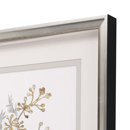 Royal Blue I Framed Art Silver Picture Frame Print Wall Art HomeRoots