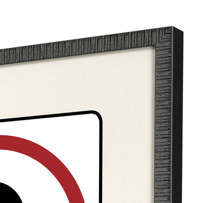 No Mean Clients Framed Art Black Picture Frame Print Wall Art