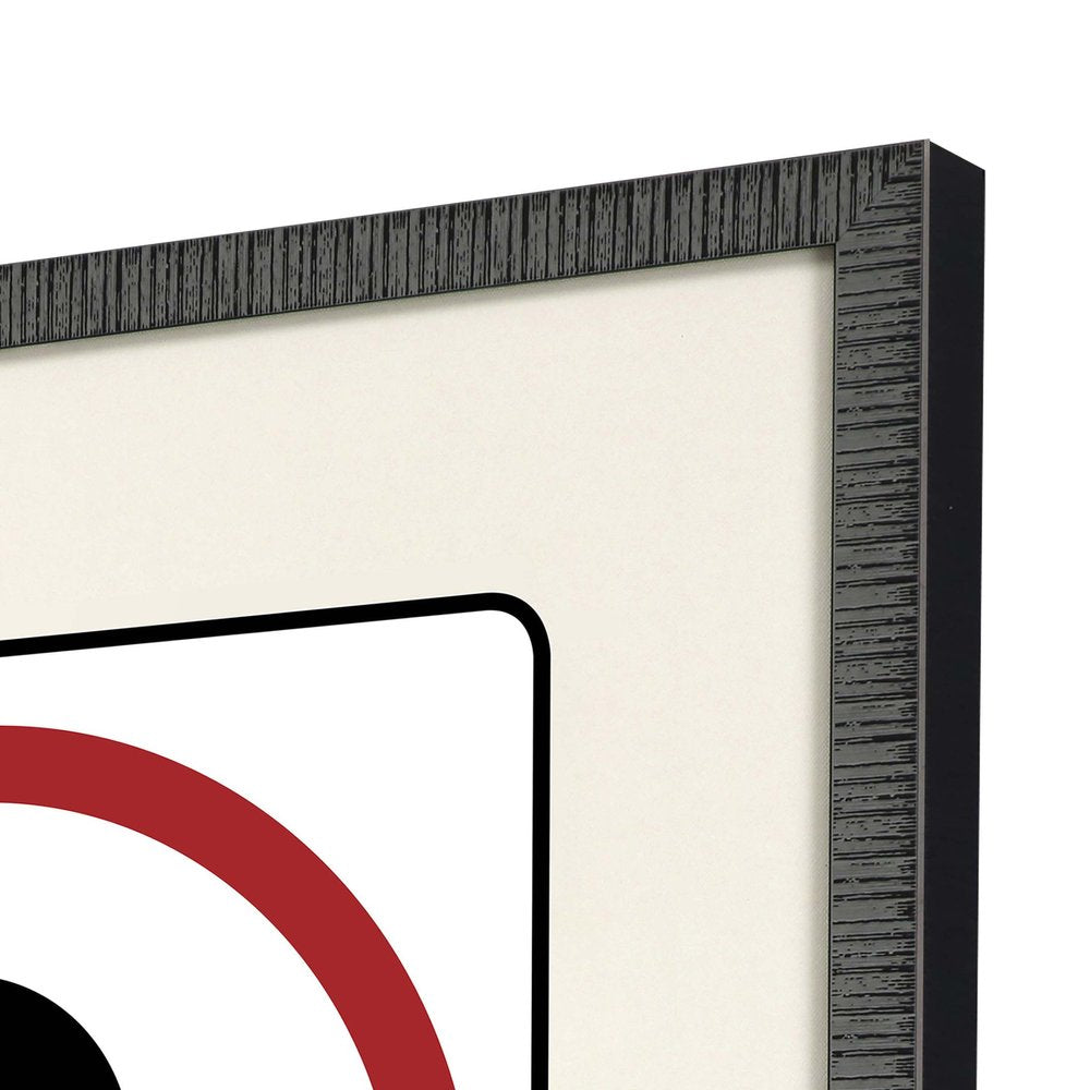No Mean Clients Framed Art Black Picture Frame Print Wall Art HomeRoots