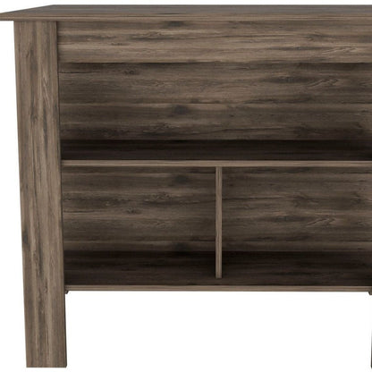Brown 41" Kitchen Island With Storage HomeRoots