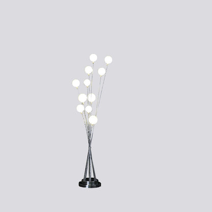 46" Chrome Multi Light LED Novelty Floor Lamp HomeRoots