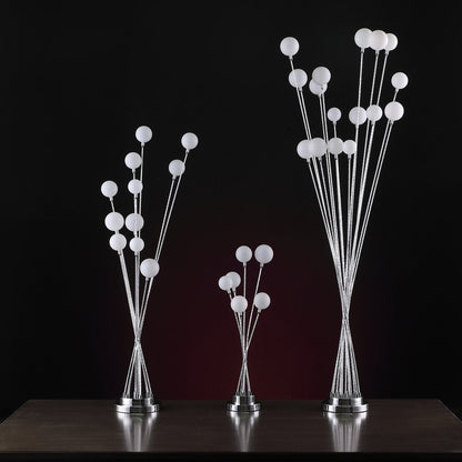 46" Chrome Multi Light LED Novelty Floor Lamp HomeRoots