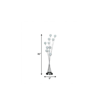46" Chrome Multi Light LED Novelty Floor Lamp HomeRoots