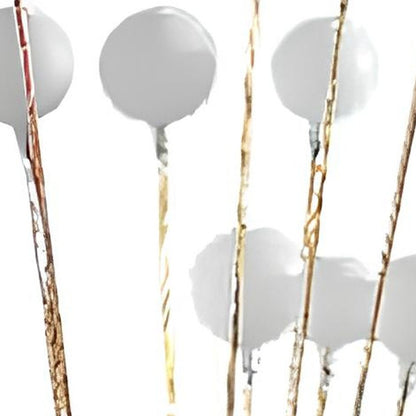 62" Yellow 16 LED Novelty Floor Lamp With White HomeRoots