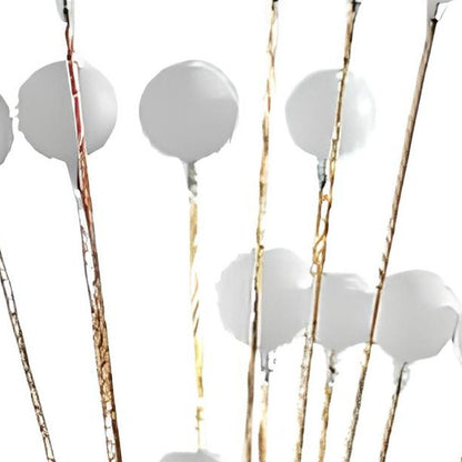 62" Yellow 16 LED Novelty Floor Lamp With White HomeRoots