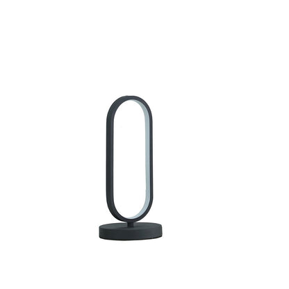 14" Black Metal Desk LED Table Lamp HomeRoots