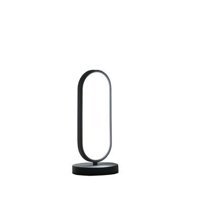 14" Black Metal Desk LED Table Lamp HomeRoots