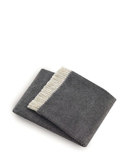 Soft Dark Gray Links Pattern Throw Blanket HomeRoots