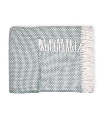 55" X 70" Sage Cotton Blend Woven Throw Blanket HomeRoots