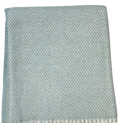 Soft Sky Blue Links Pattern Throw Blanket HomeRoots