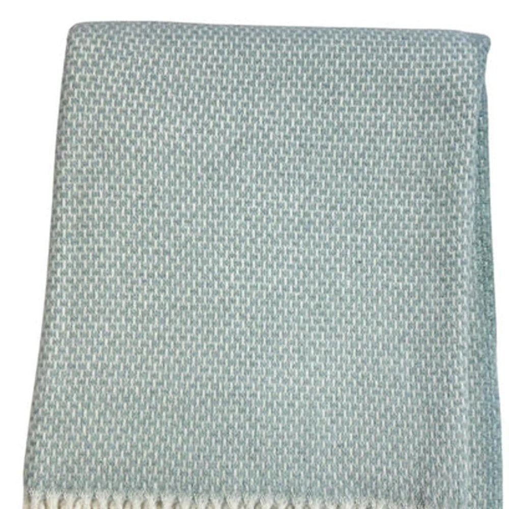 Soft Sky Blue Links Pattern Throw Blanket HomeRoots