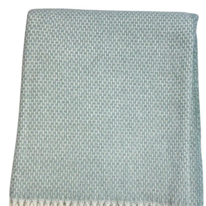 Soft Sky Blue Links Pattern Throw Blanket HomeRoots