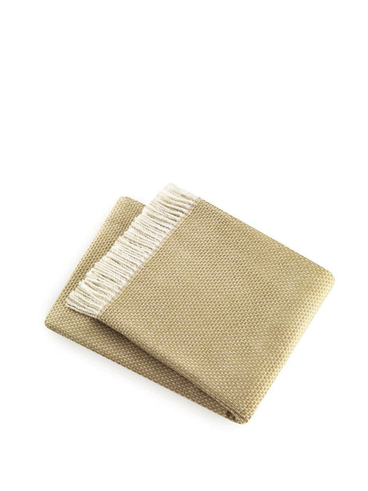 Soft Yellow Stone Links Pattern Throw Blanket HomeRoots