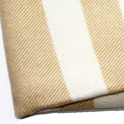 Plush Multi Beige Plaid Throw Blanket with Tassels HomeRoots