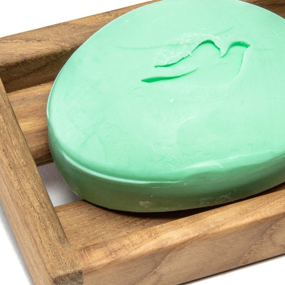 Traditional Solid Teak Vanity Soap Dish — view 5