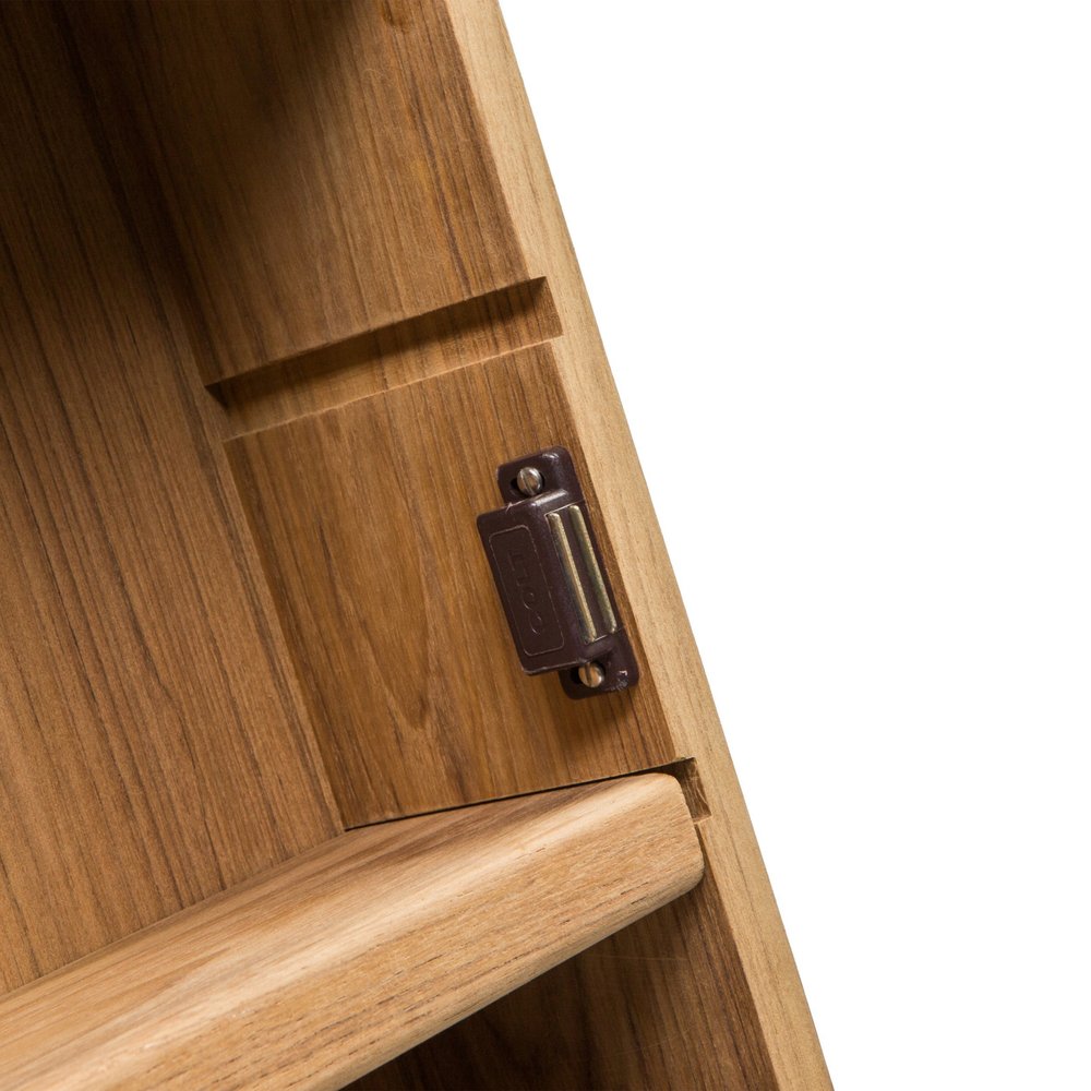 Solid Teak Mirrored Hanging Medicine Cabinet