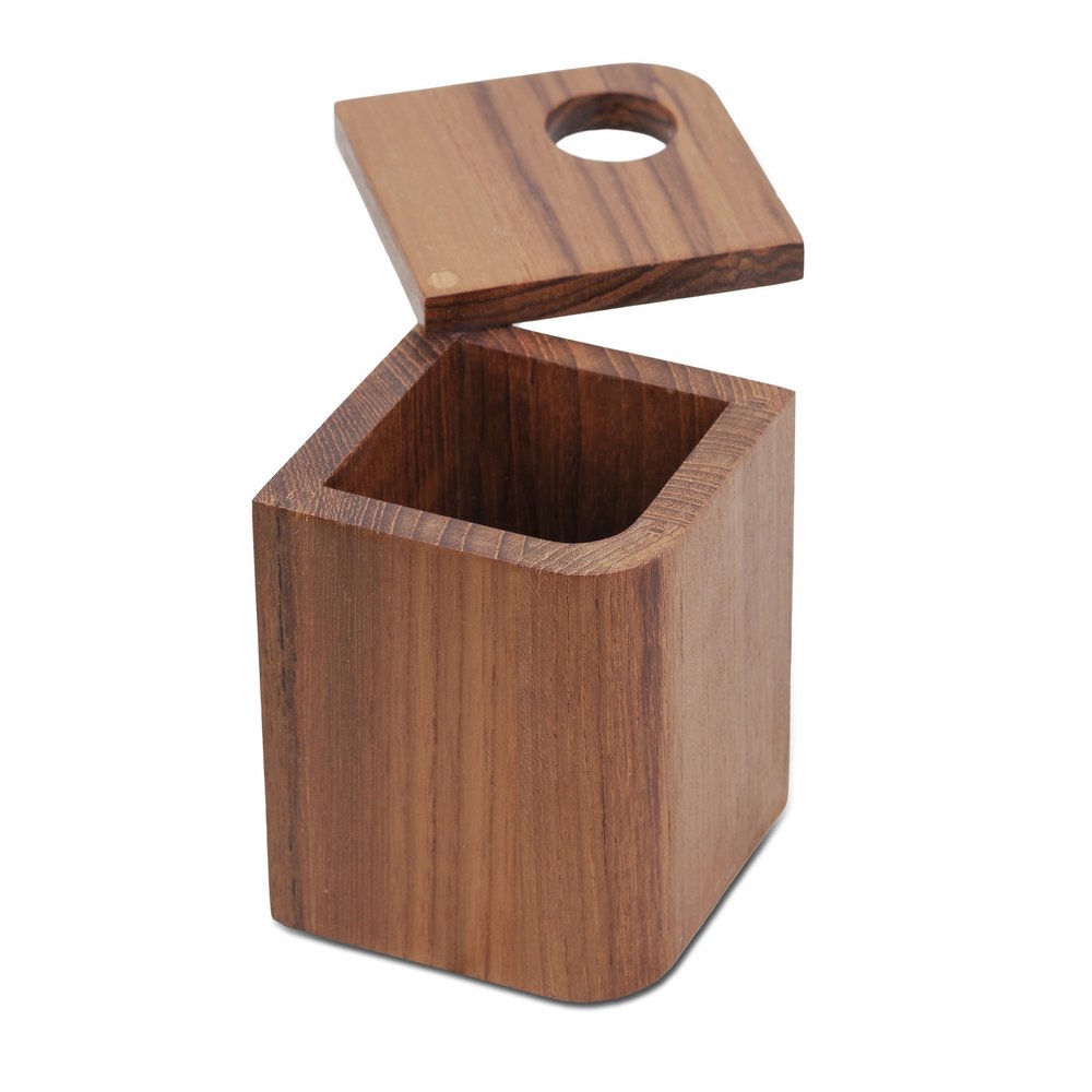 4" Brown Bathroom Storage Container — view 2