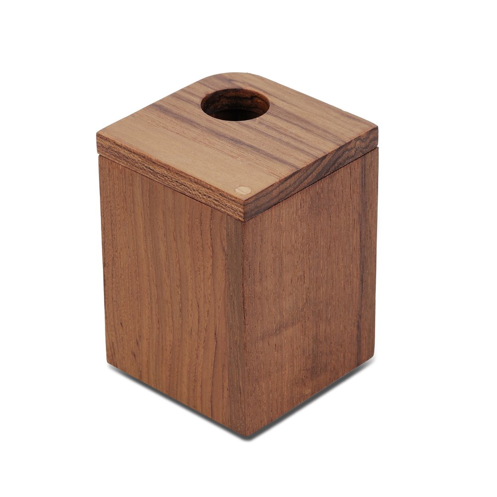 4" Brown Bathroom Storage Container — view 4