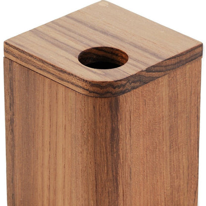 4" Brown Bathroom Storage Container