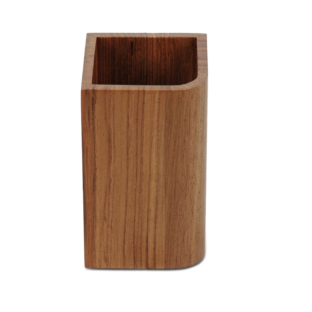 Designer Genuine Teak Tumbler — view 2