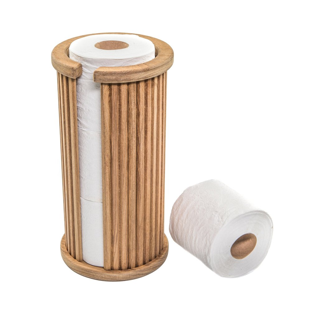 12" Brown Toilet Paper Holder — view 1