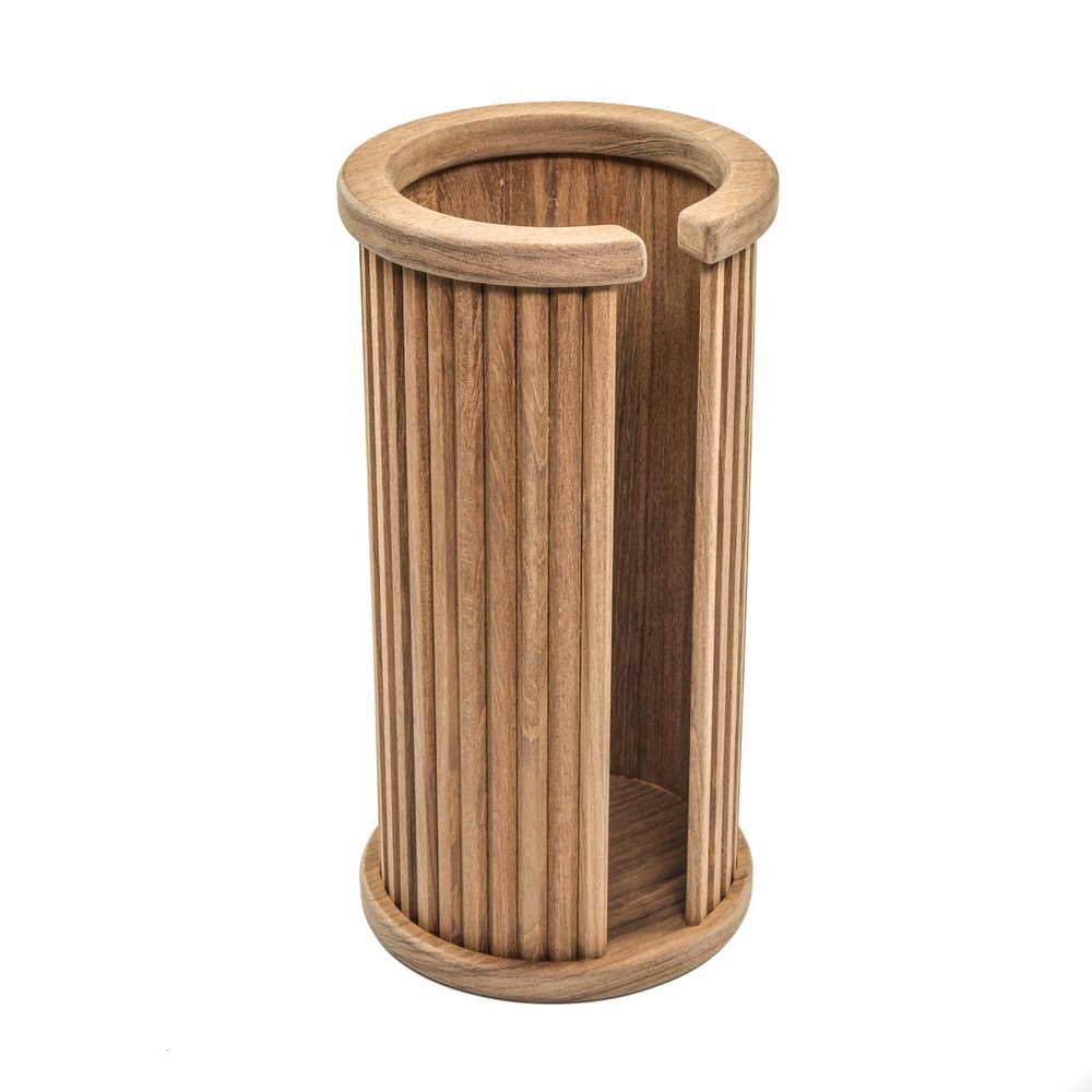 12" Brown Toilet Paper Holder — view 2
