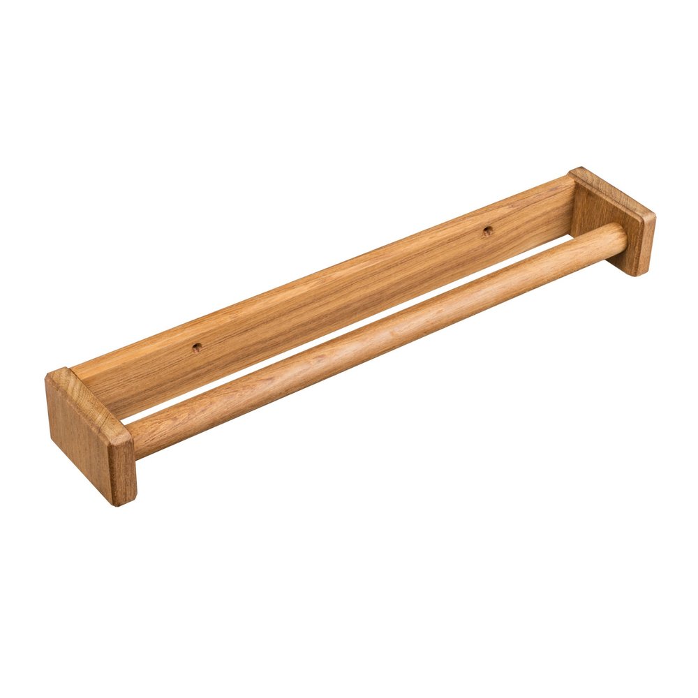 16" Traditional Solid Teak Towel Bar — view 1