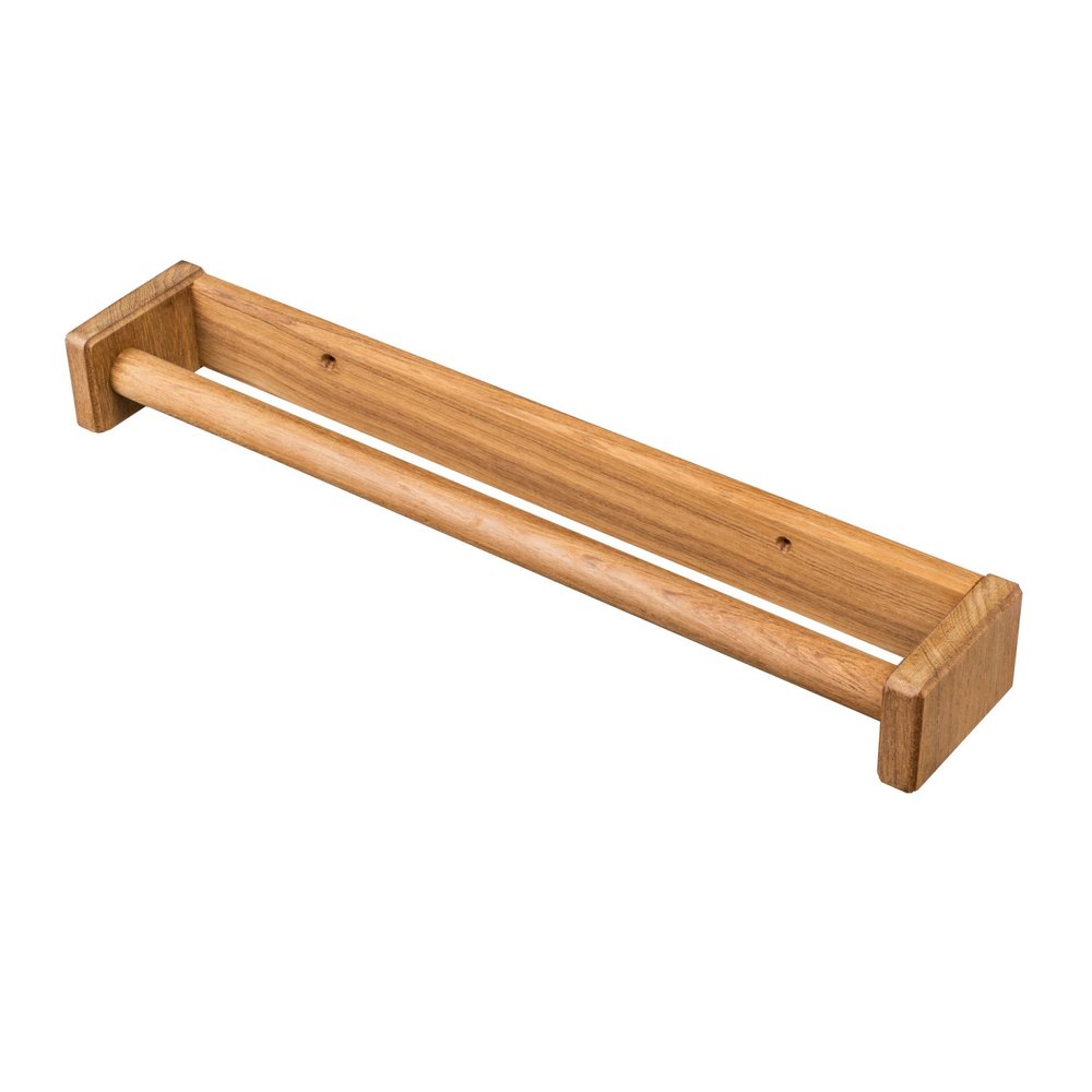 16" Traditional Solid Teak Towel Bar — view 6