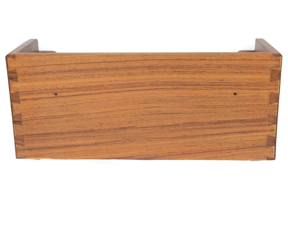 Traditional Solid Teak Guest Paper Towel Holder — view 6