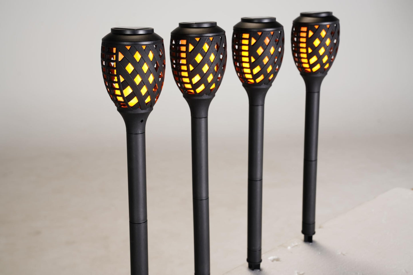 Outdoor Solar Lights, Water-Resistant Flickering Flames Torch Light, Landscape Decoration Lighting - FurniFindUSA