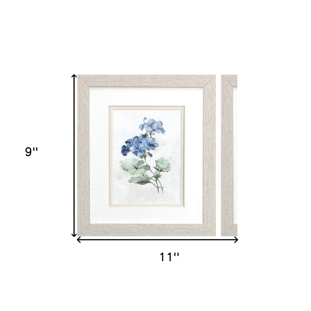 Set Of Two Farmhouse Perinwinkle White Framed Wall Art HomeRoots