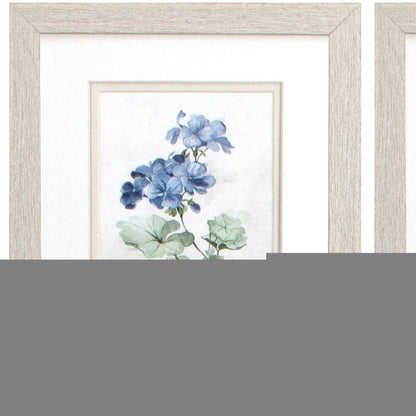 Set Of Two Farmhouse Perinwinkle White Framed Wall Art HomeRoots