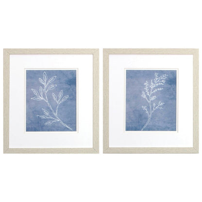 Set Of Two Branch Sketch White Framed Wall Art HomeRoots