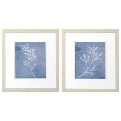 Set Of Two Branch Sketch White Framed Wall Art HomeRoots