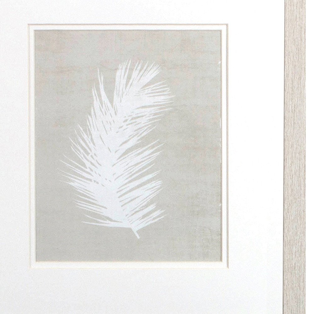 Set Of Two Palm Oasis White Framed Print Wall Art HomeRoots