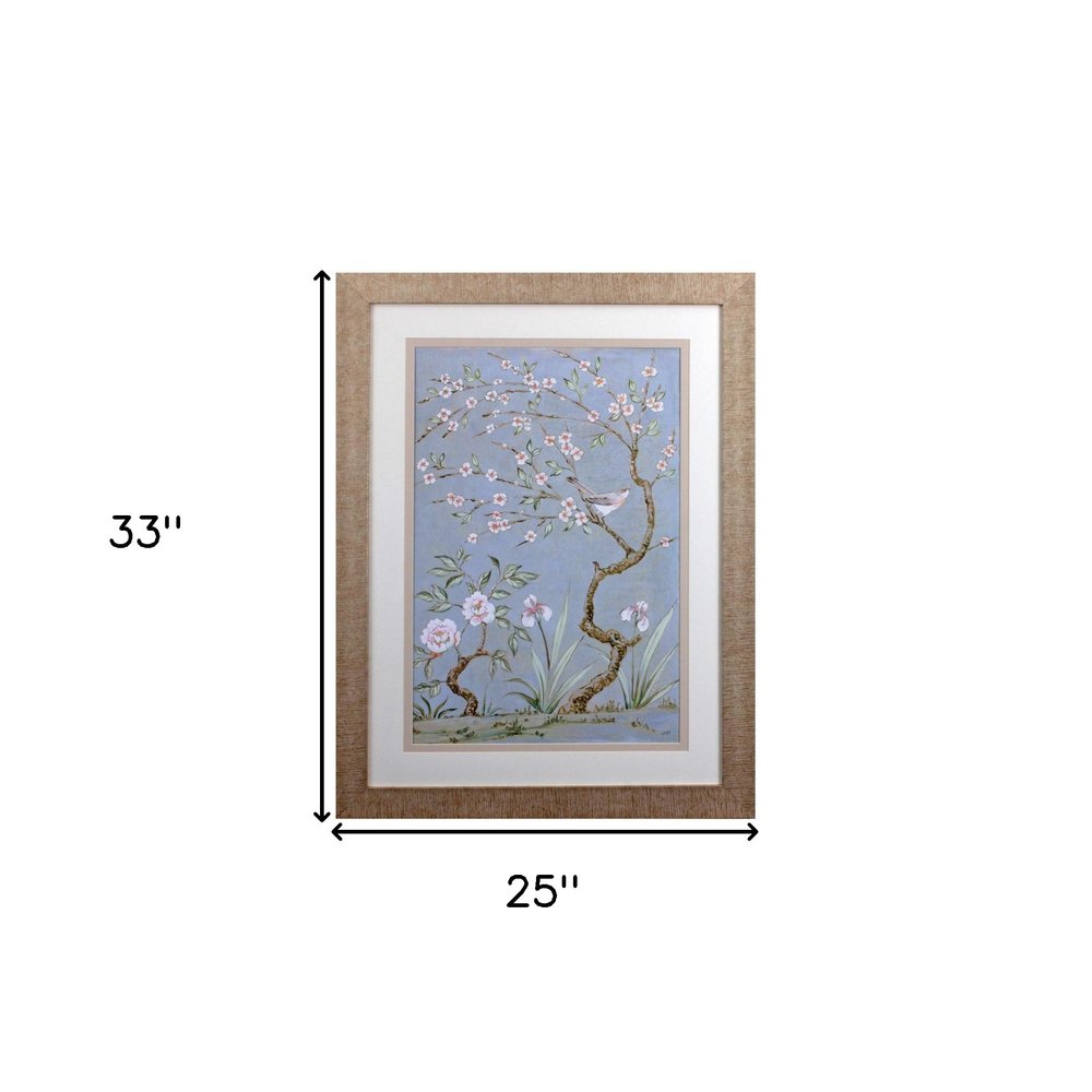 Spring Mural I Brown Framed Wall Art HomeRoots