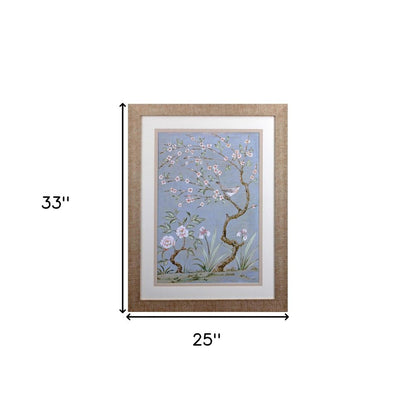 Spring Mural I Brown Framed Wall Art HomeRoots