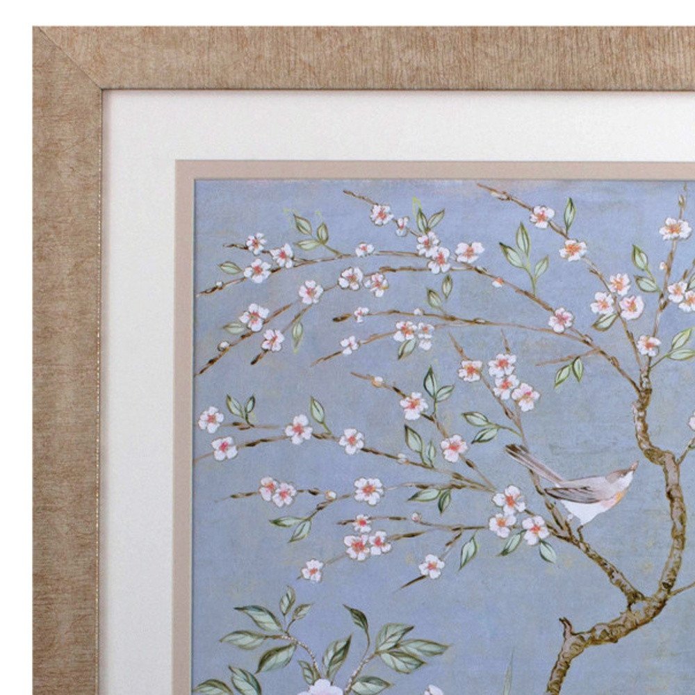 Spring Mural I Brown Framed Wall Art HomeRoots