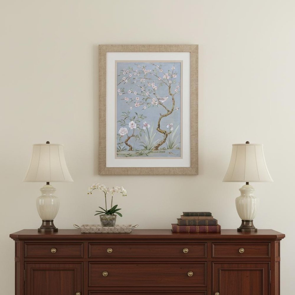 Spring Mural I Brown Framed Wall Art HomeRoots