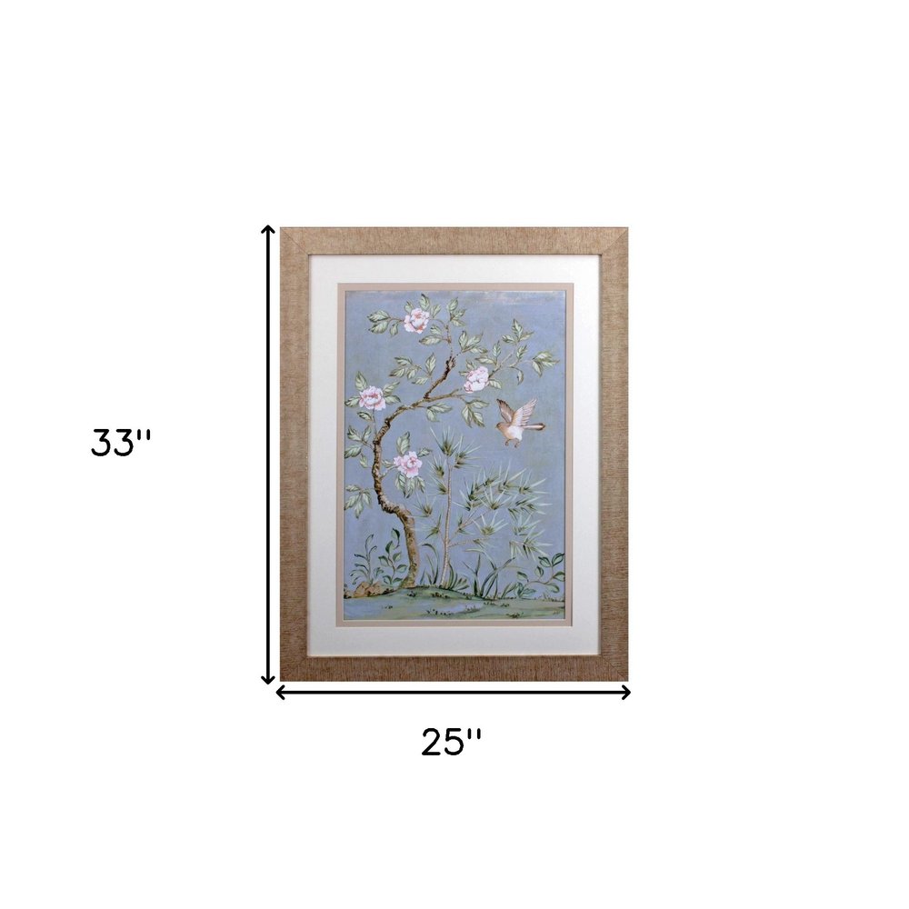 Spring Mural II Brown Framed Wall Art HomeRoots