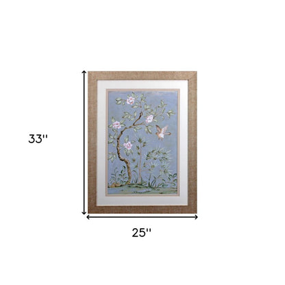 Spring Mural II Brown Framed Wall Art HomeRoots