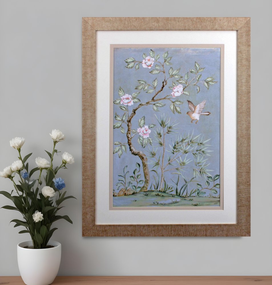 Spring Mural II Brown Framed Wall Art HomeRoots
