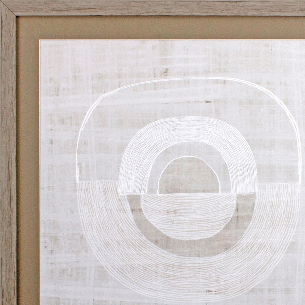 Organic Weave I Wood Brown Framed Wall Art HomeRoots