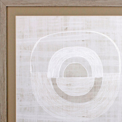 Organic Weave I Wood Brown Framed Wall Art HomeRoots
