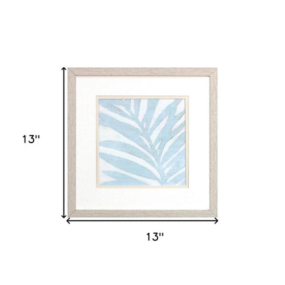 Set of Nine Spa Palms White Framed Wall Art HomeRoots