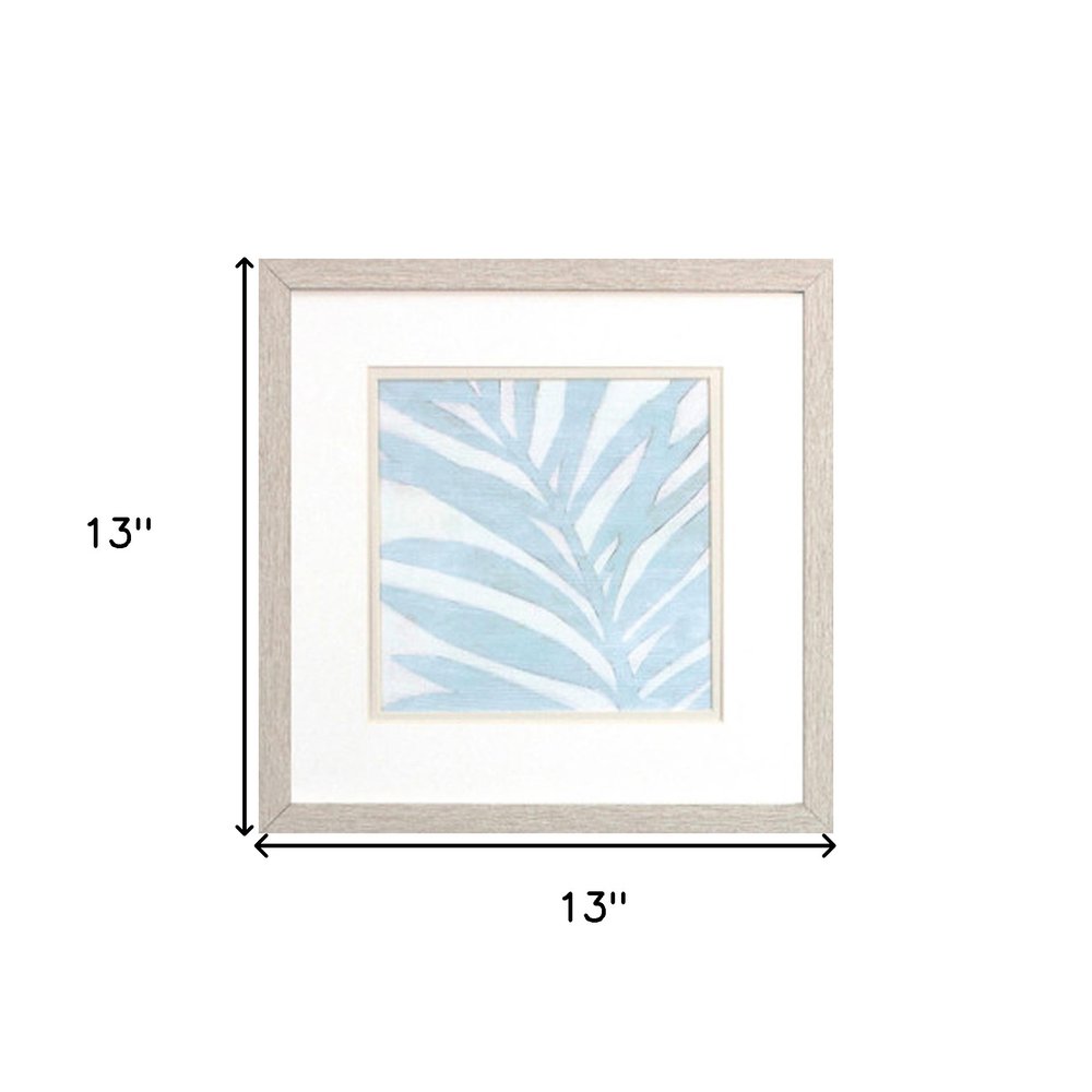 Set of Nine Spa Palms White Framed Wall Art HomeRoots
