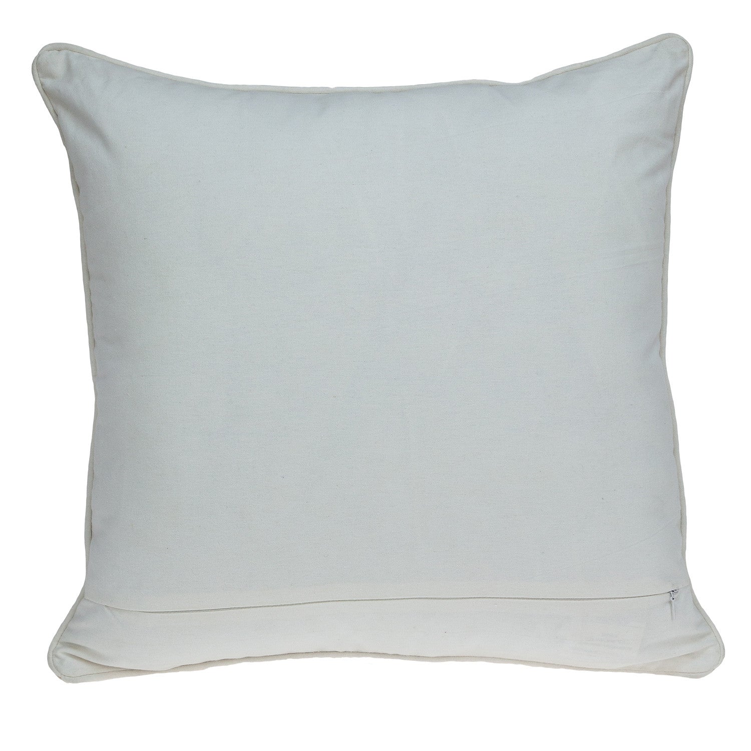 20" Beige and Brown Cotton Throw Pillow FurniFindUSA